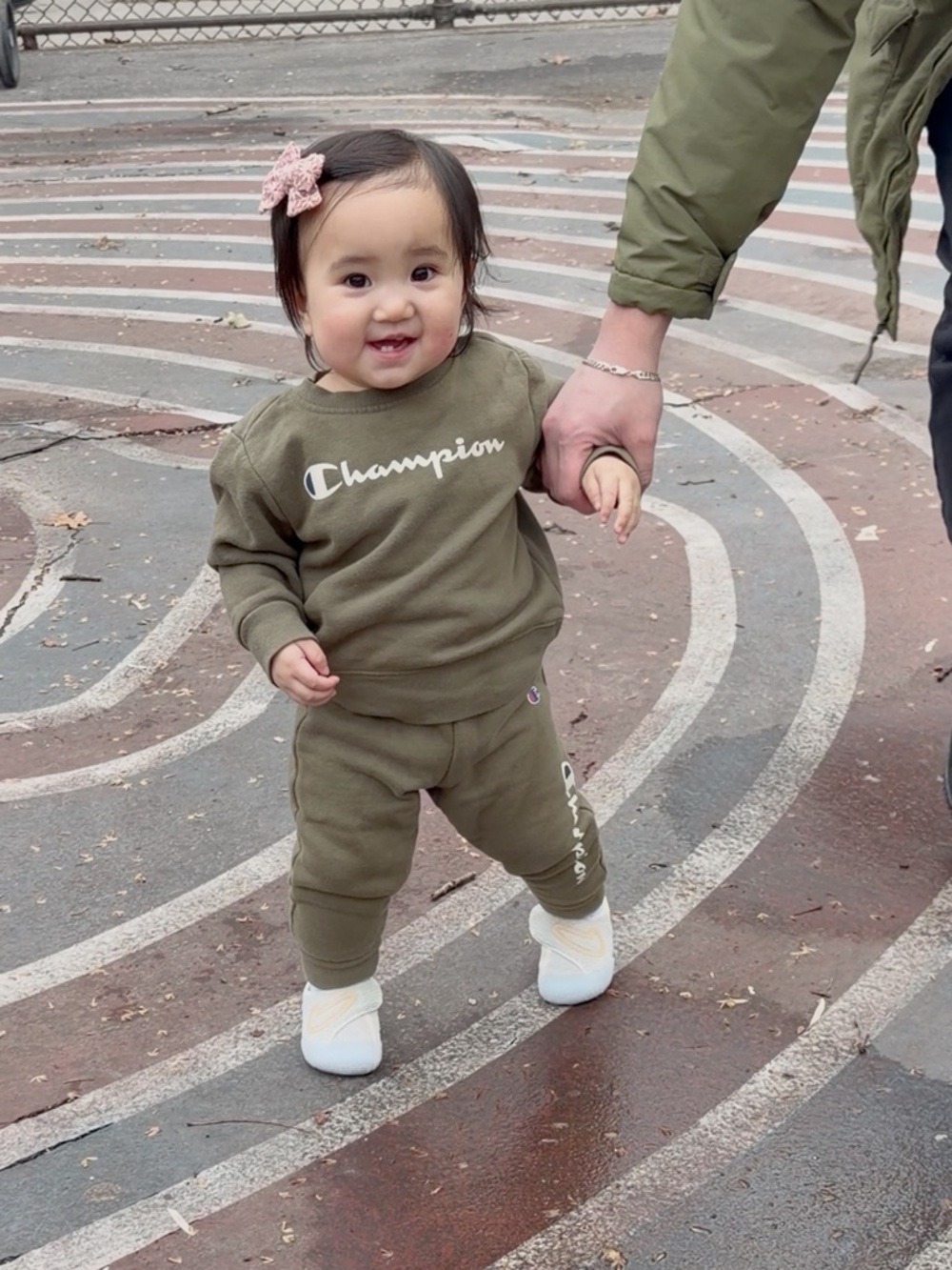 Champion Kids Olive Green Jogger Set - Olive